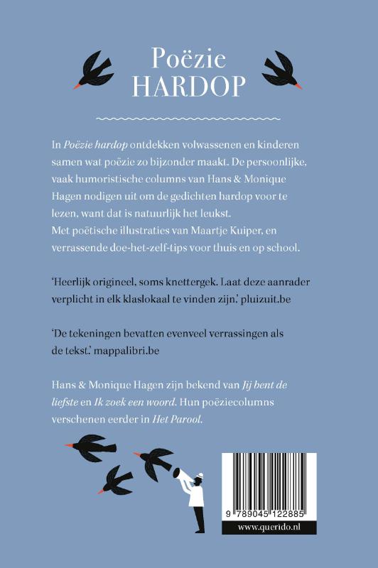 Achterkant van Poëzie hardop
