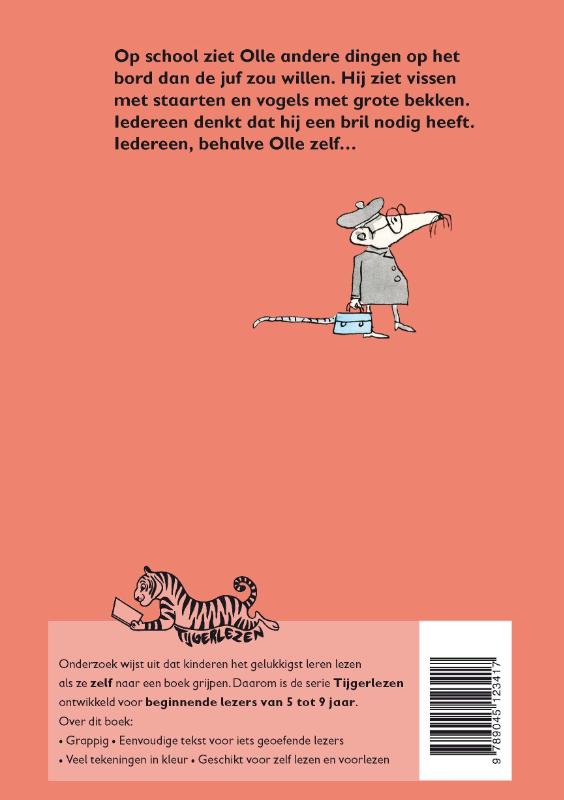 Achterkant van Olle wist zeker dat hij geen bril nodig had