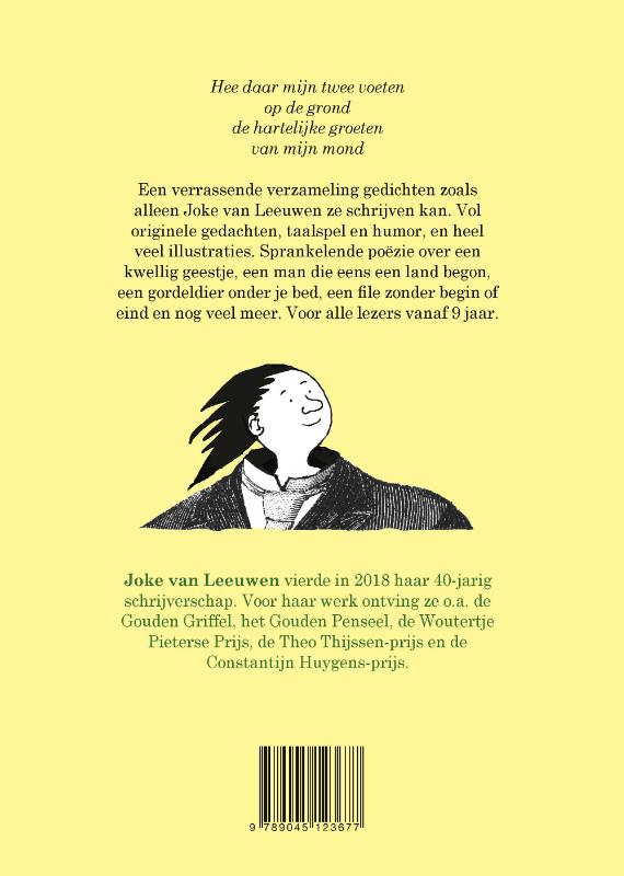 Achterkant van Hee daar mijn twee voeten