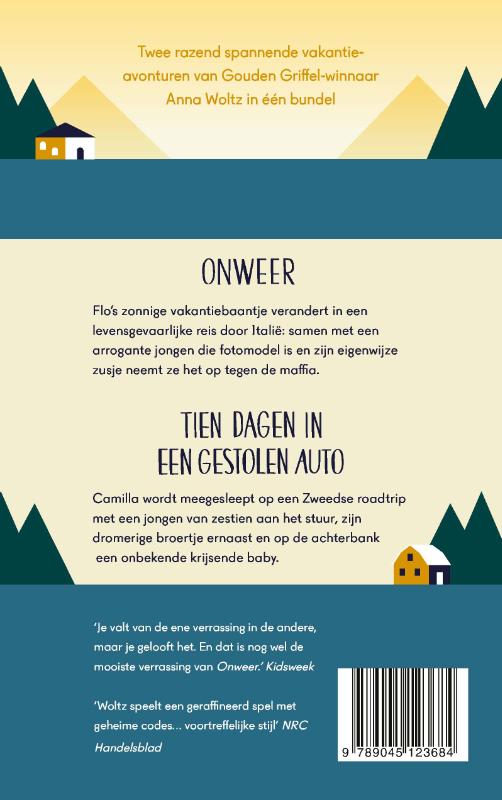 Achterkant van Onweer & Tien dagen in een gestolen auto