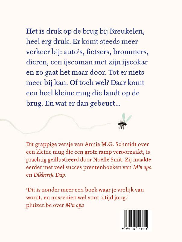 Achterkant van De mug op de brug