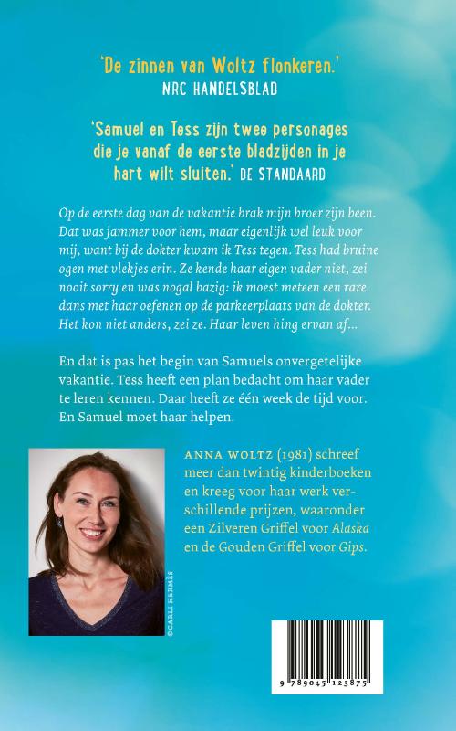 Achterkant van Mijn bijzonder rare week met Tess