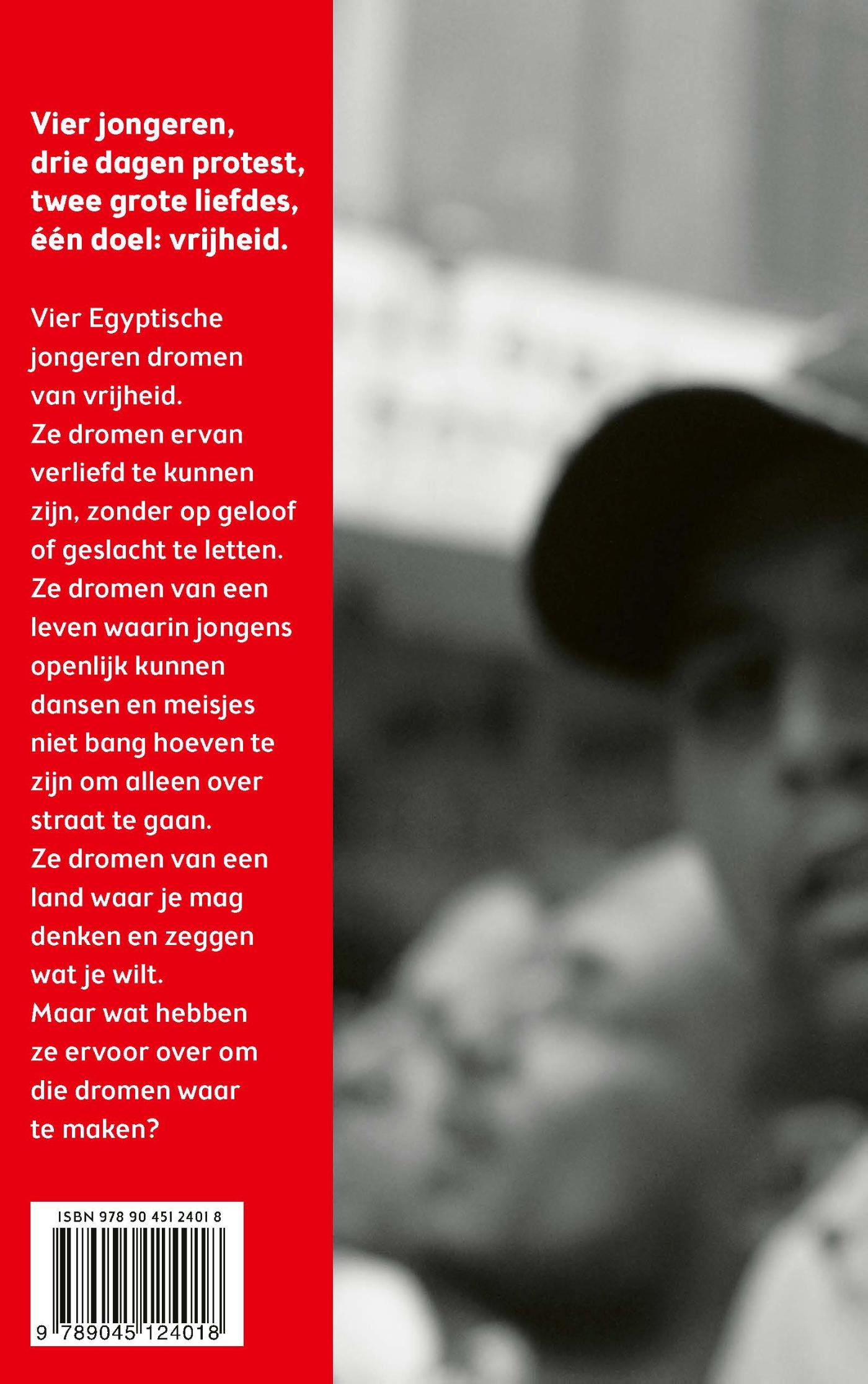 Achterkant van Dansen tussen golven traangas