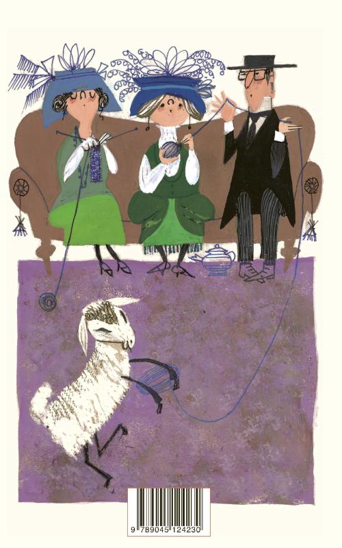 Achterkant van Het schaap Veronica