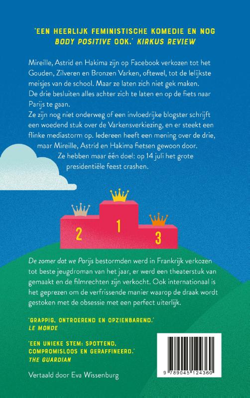 Achterkant van De zomer dat we Parijs bestormden