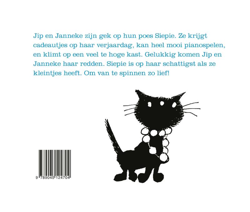 Achterkant van Siepie