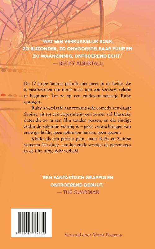 Achterkant van De falling in love montage
