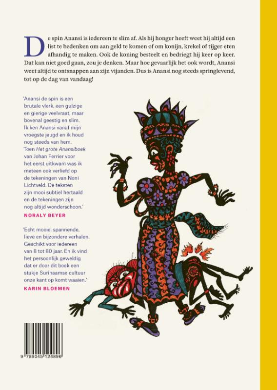 Achterkant van Het grote Anansiboek