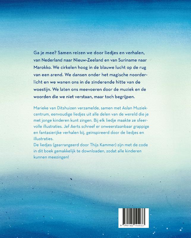 Achterkant van Zing zing zing de wereld rond