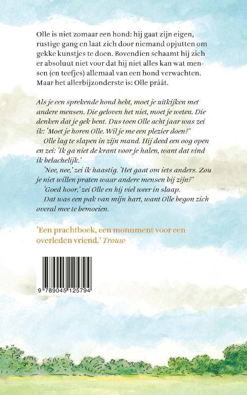 Achterkant van Olle