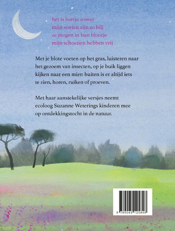 Achterkant van Een krekel in mijn slaapzak
