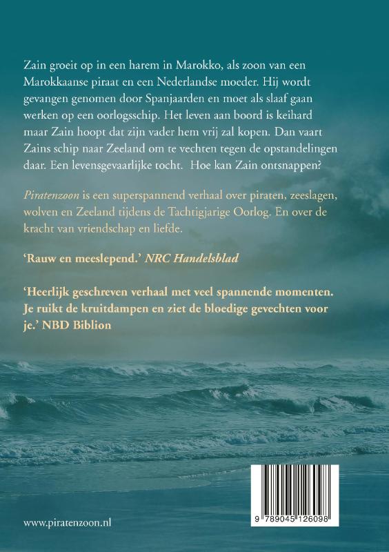 Achterkant van Piratenzoon