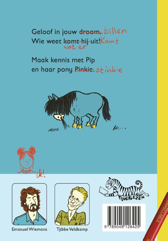 Achterkant van Stinkie