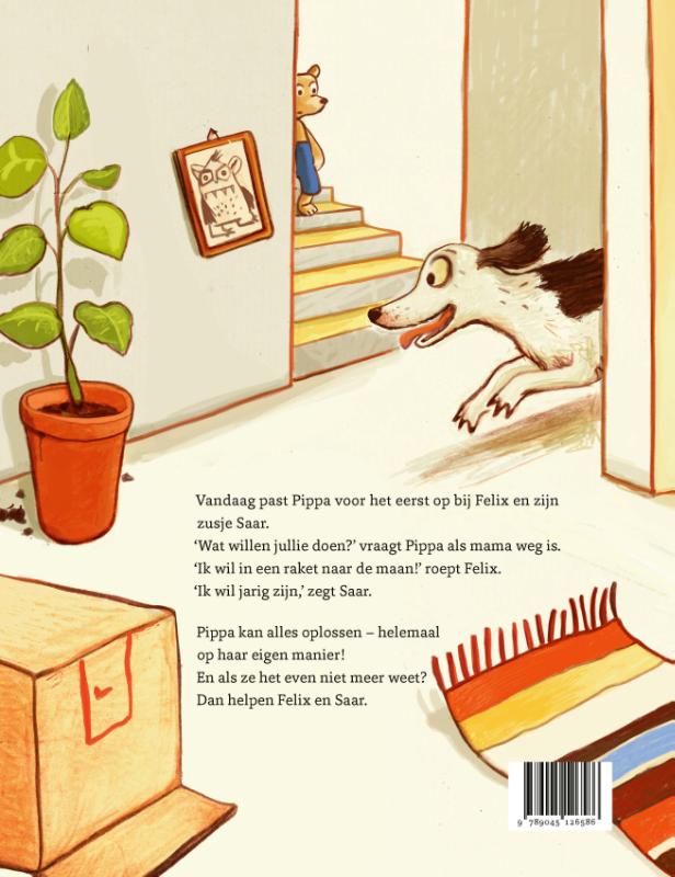 Achterkant van Pippa past op