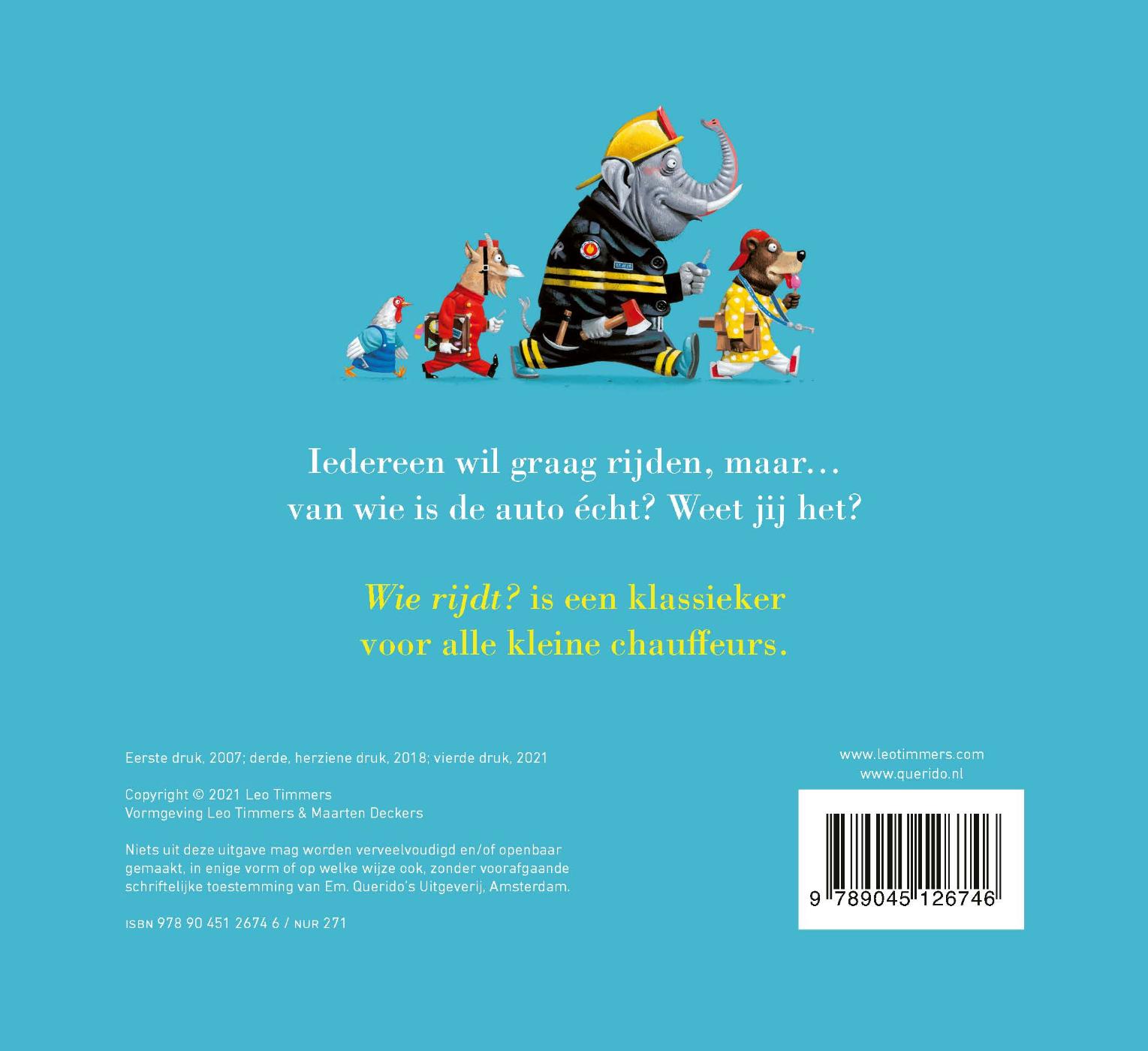 Achterkant van Wie rijdt?