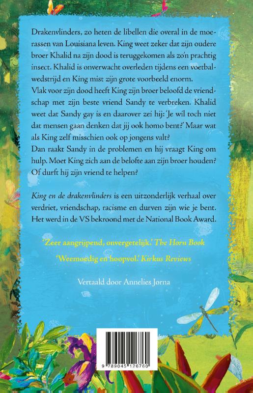 Achterkant van King en de drakenvlinders