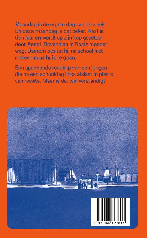 Achterkant van Toen Raaf links afsloeg