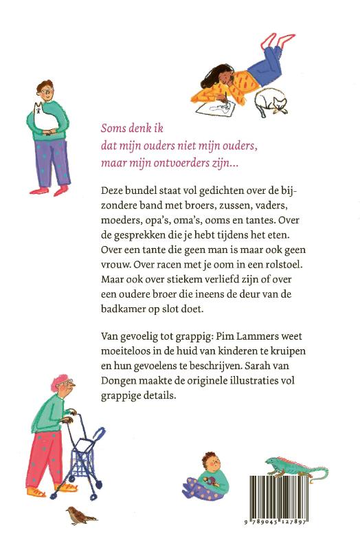Achterkant van Ik denk dat ik ontvoerd ben
