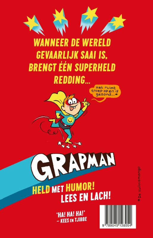 Achterkant van Grapman