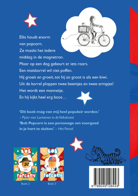 Achterkant van Bob Popcorn