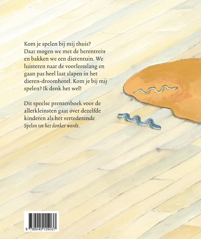 Achterkant van We bakken een dierentuin