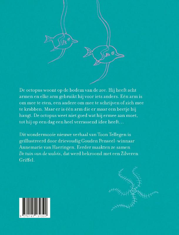 Achterkant van De armen van de octopus