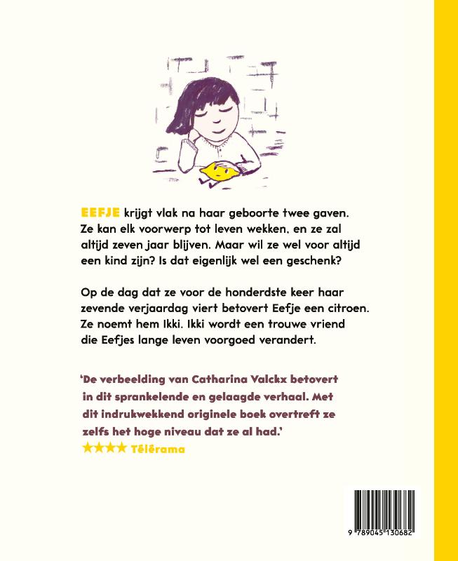 Achterkant van Eefje, het meisje dat honderd jaar was