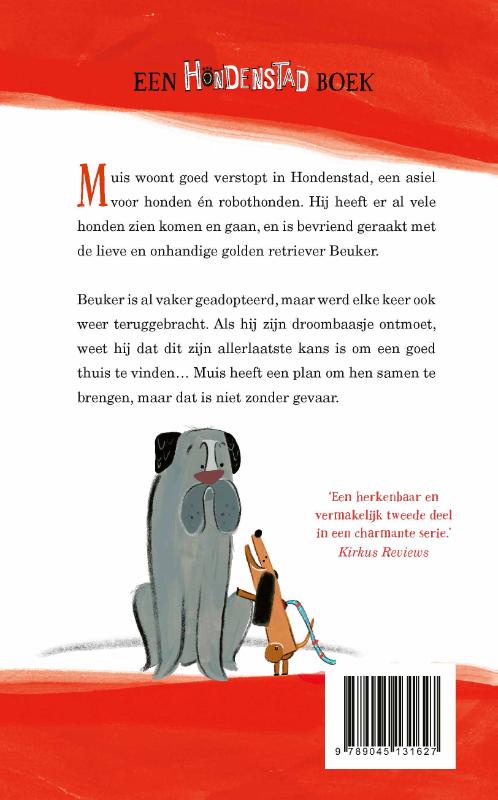 Achterkant van Muis en zijn hond