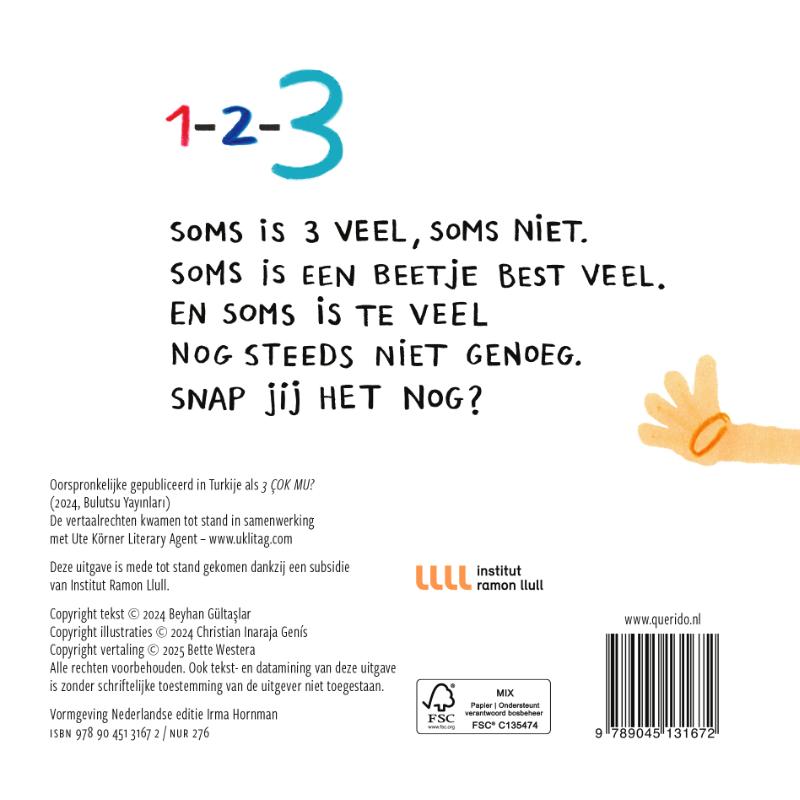 Achterkant van Is 3 te veel?