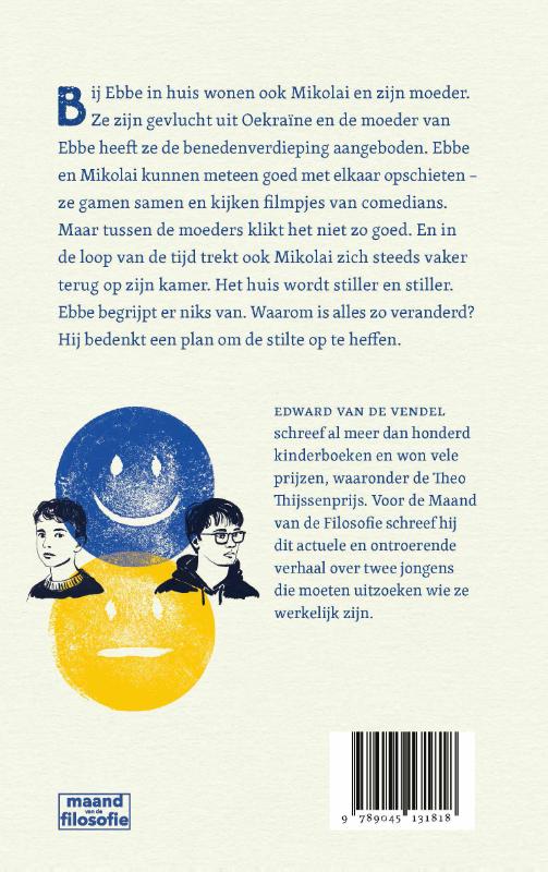 Achterkant van Ik ben grappig maar nu even niet