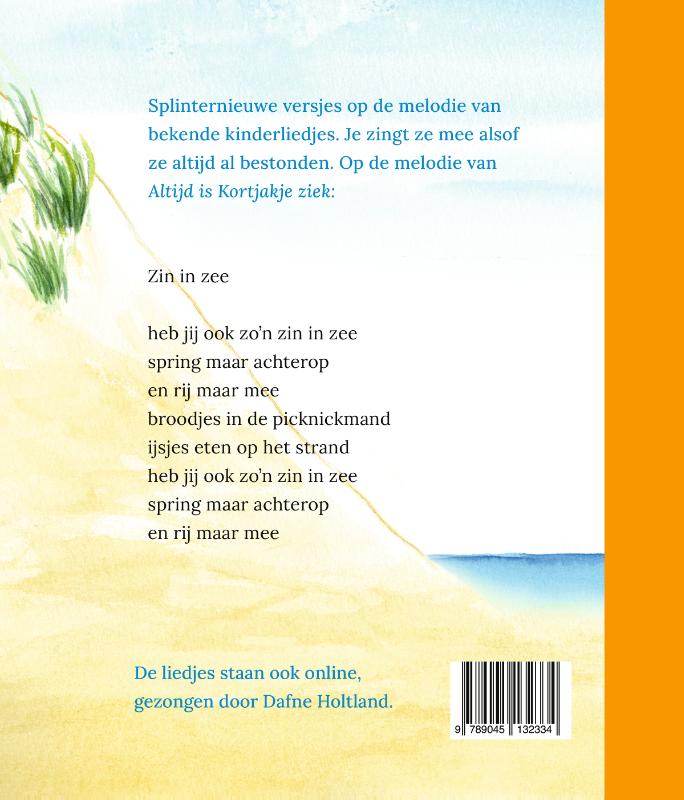 Achterkant van Zin in zee