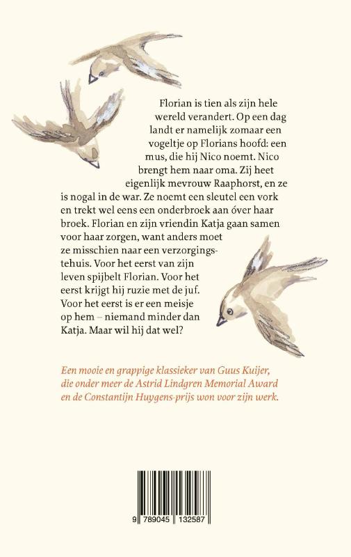 Achterkant van Florian