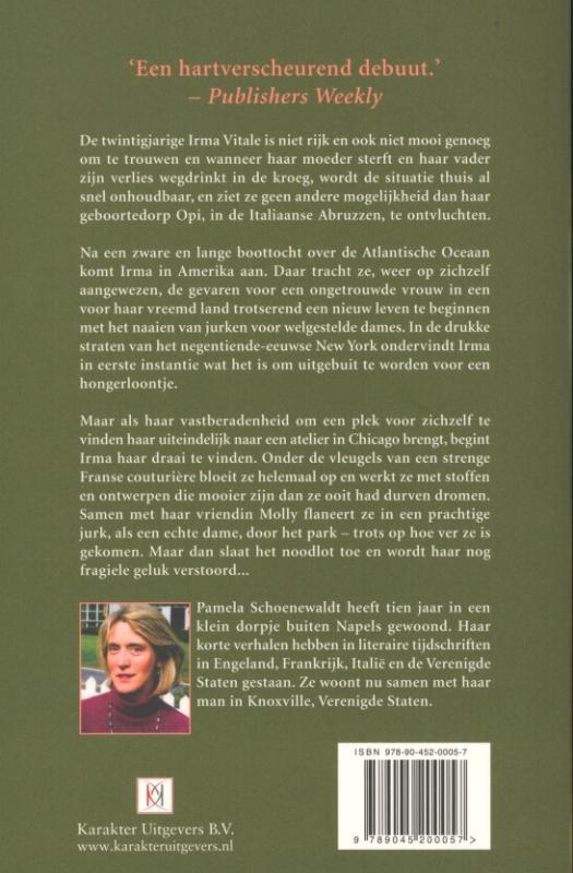 Achterkant van De couturière