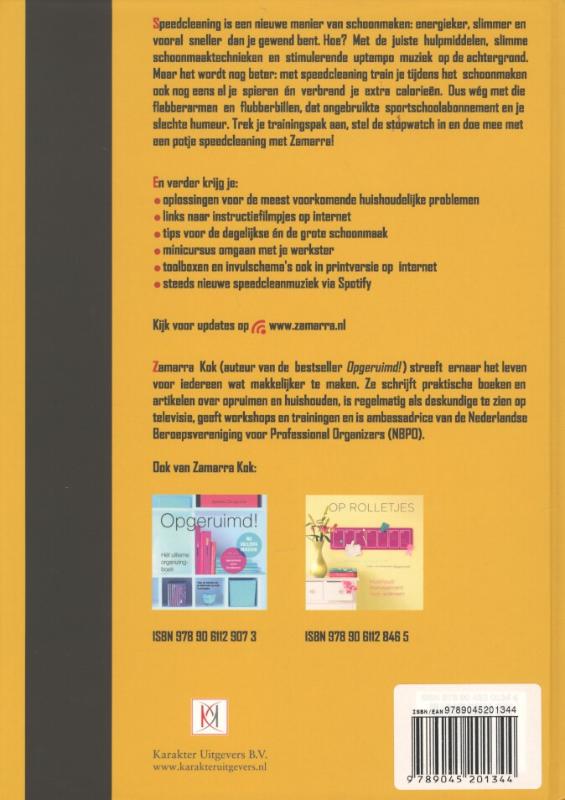Achterkant van Speedcleaning