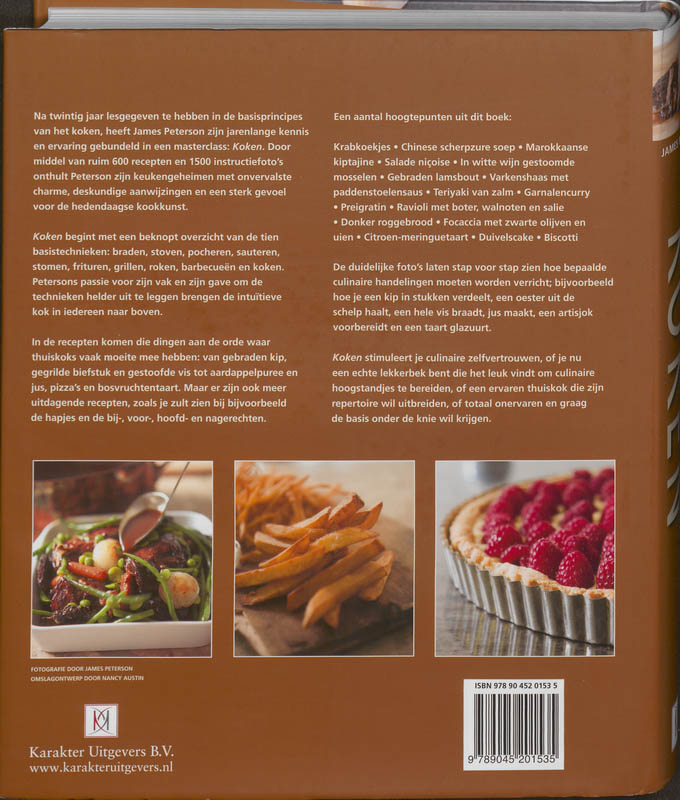 Achterkant van Koken