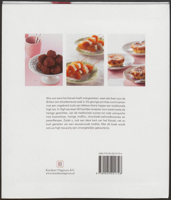 Achterkant van High tea