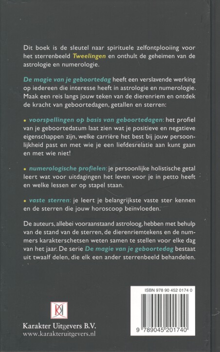 Achterkant van Tweelingen