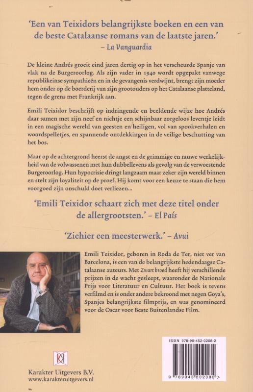 Achterkant van Zwart brood