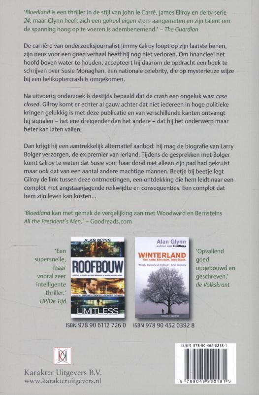 Achterkant van Bloedland