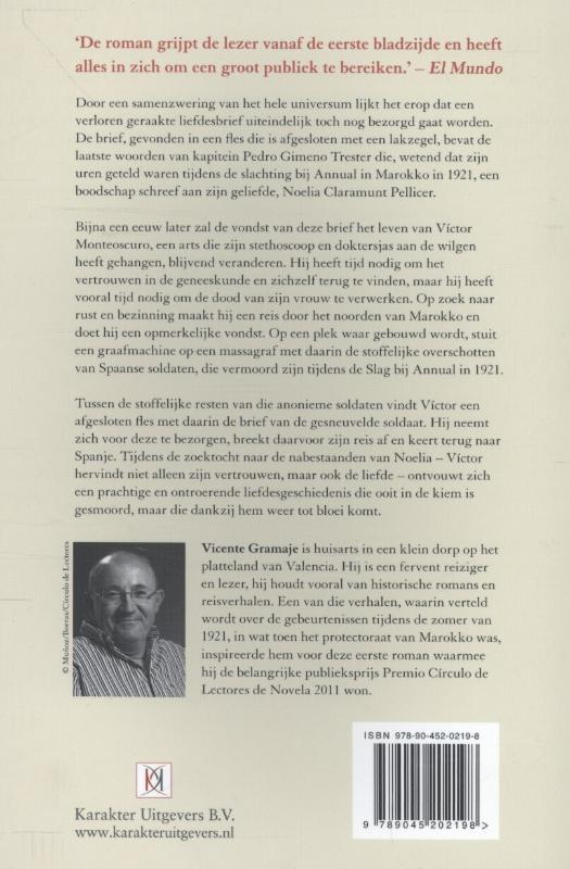 Achterkant van Als je deze brief leest