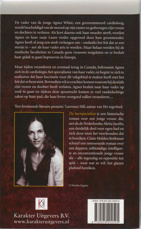 Achterkant van De hartspecialiste