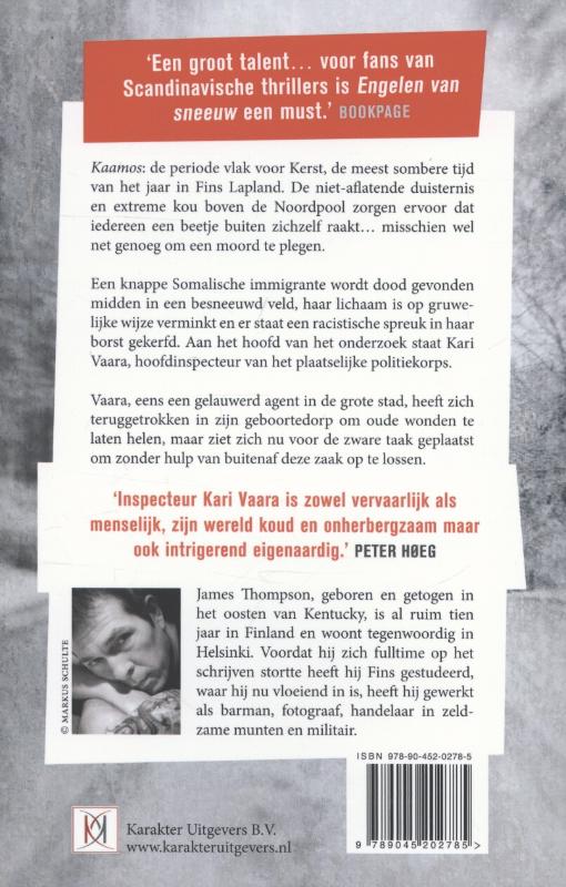Achterkant van Engelen van sneeuw