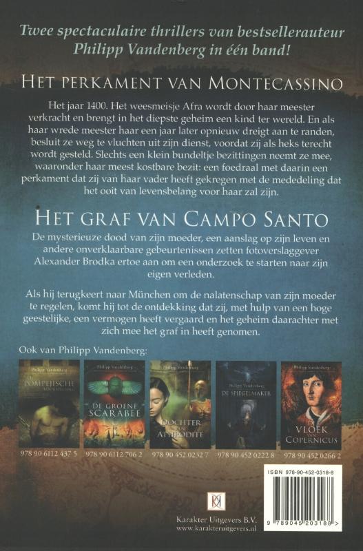 Achterkant van Het perkament van Montecassino ; Het graf van Campo Santo