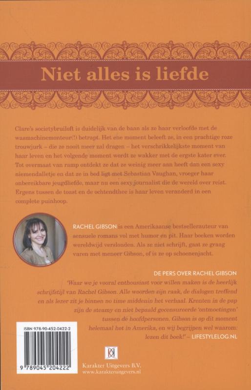 Achterkant van Niet alles is liefde