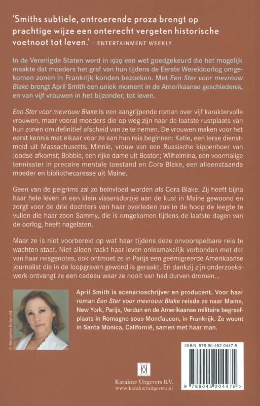 Achterkant van Een ster voor mevrouw Blake