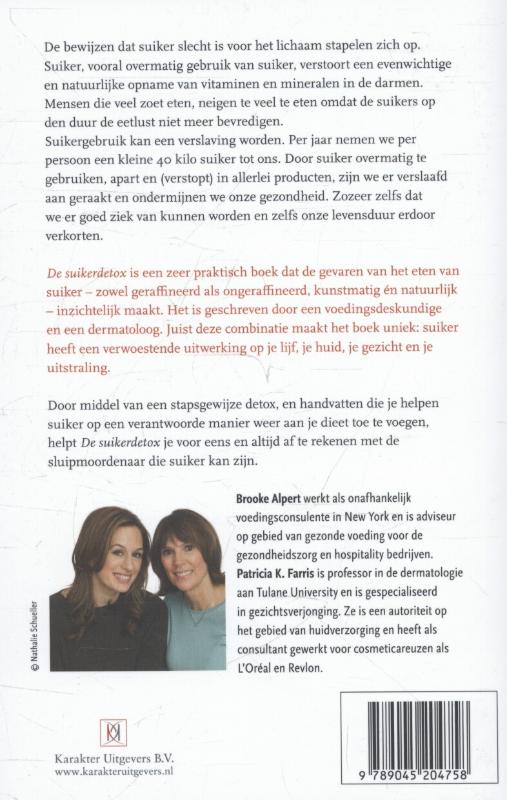 Achterkant van De suikerdetox