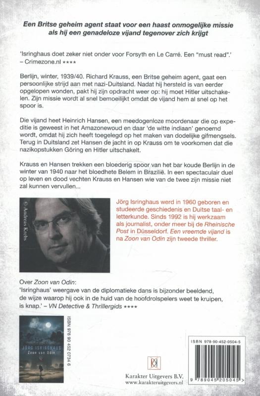 Achterkant van Een vreemde vijand