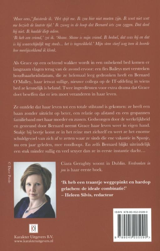Achterkant van Verdronken in jou