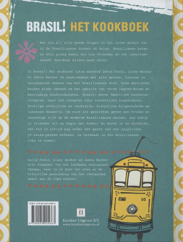 Achterkant van Brasil! Het kookboek