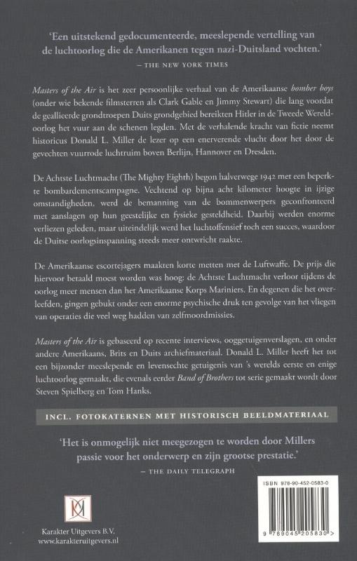 Achterkant van Masters of the air